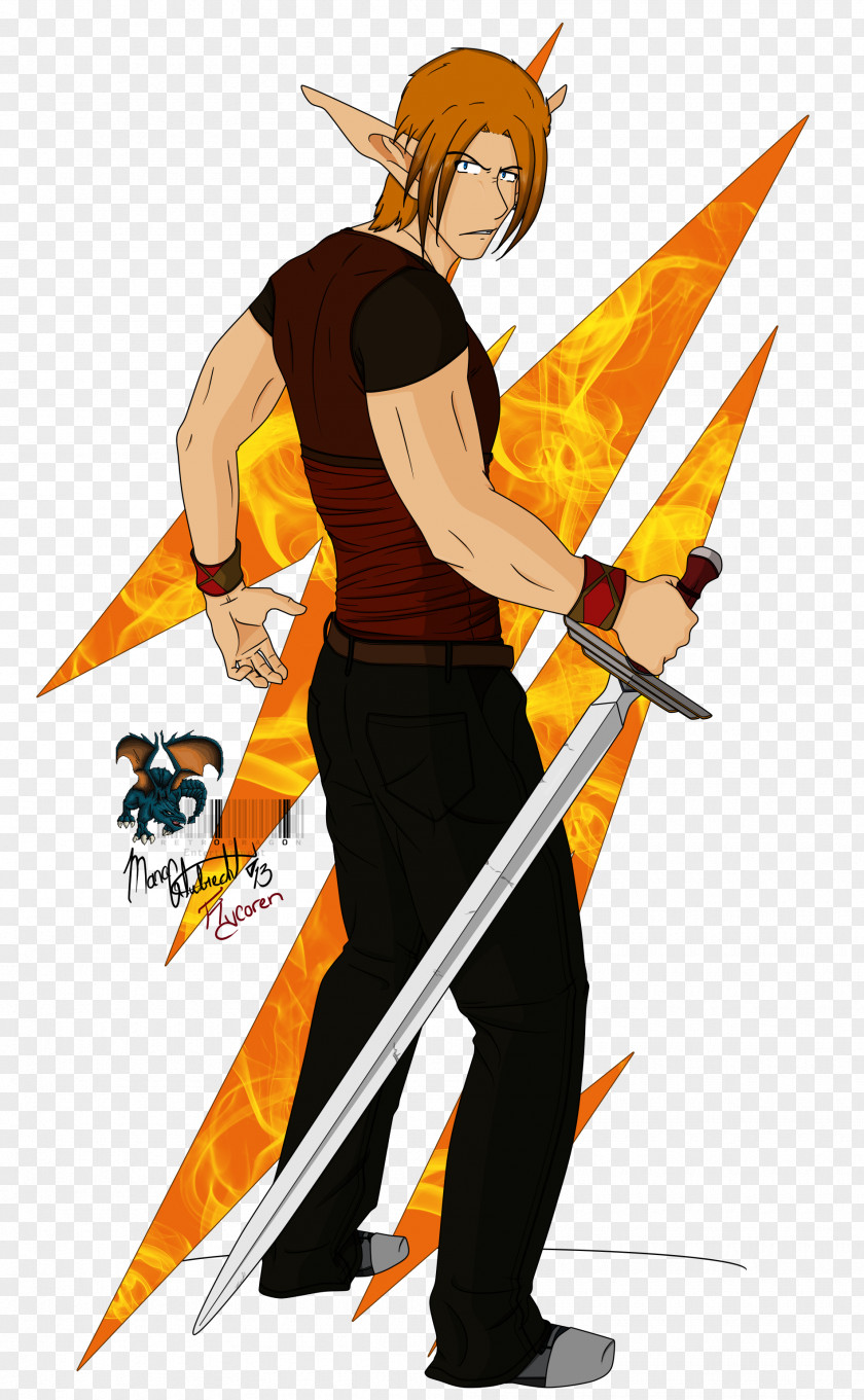 Weapon Costume Design Cartoon Character PNG