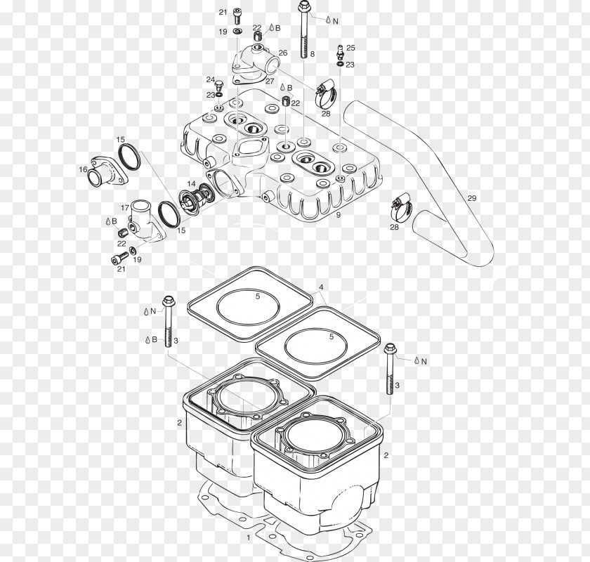 Car BRP-Rotax GmbH & Co. KG Flathead Engine Rotax 582 Wiring Diagram PNG
