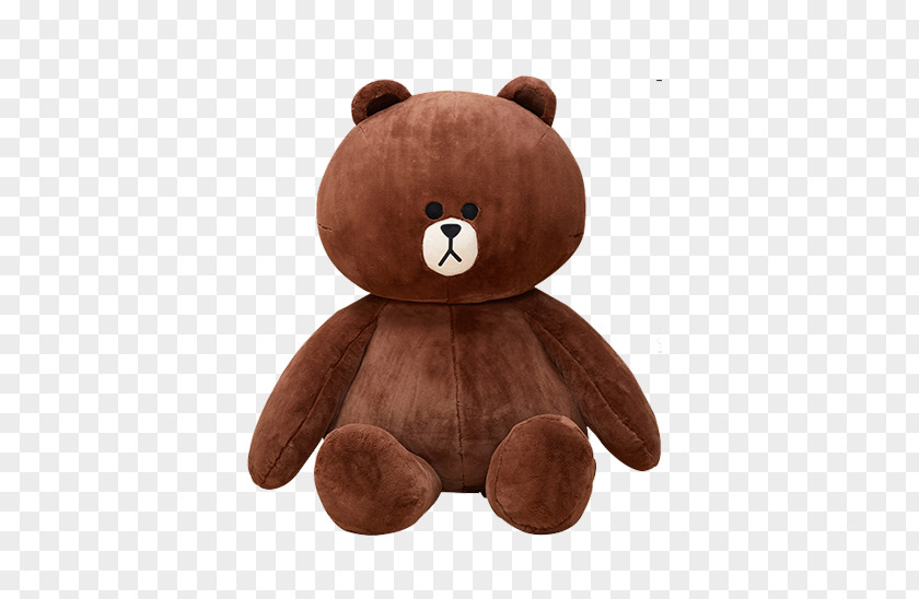 Brown Bear Doll Ub77cuc778ud504ub80cuc988 LINE Plush PNG