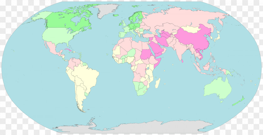 Globe World Map The Factbook PNG