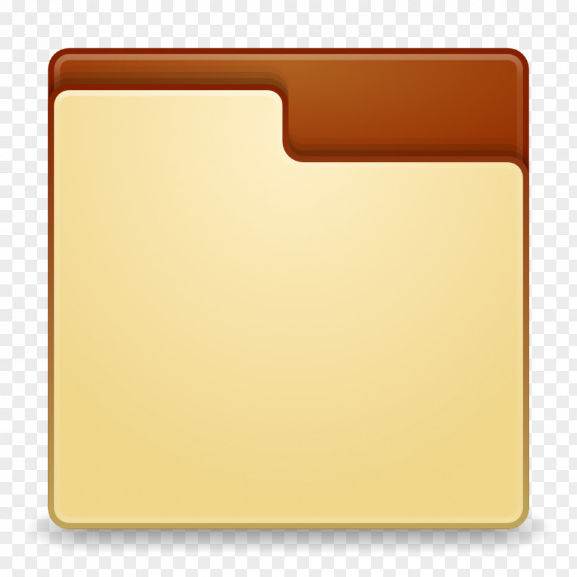 Places Folder Square Angle Material Yellow PNG