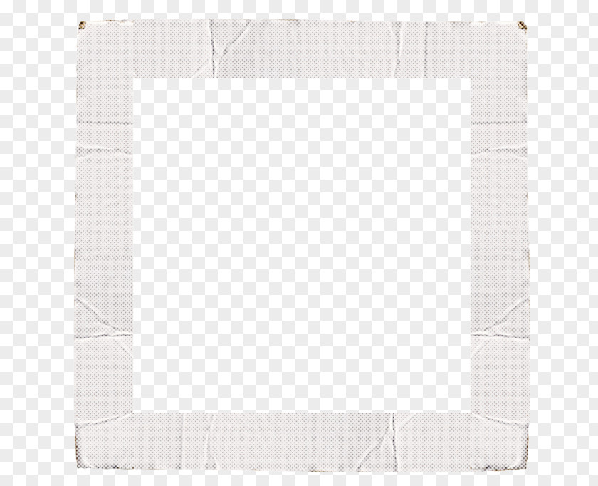 Rectangle Wood Photo Frame White PNG