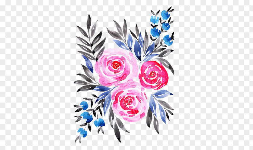 Rose Order Family Bouquet Of Flowers Drawing PNG