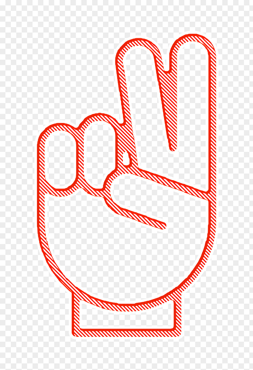 Signs Lenguage U Icon Gesture Hands Lineal Gestures PNG