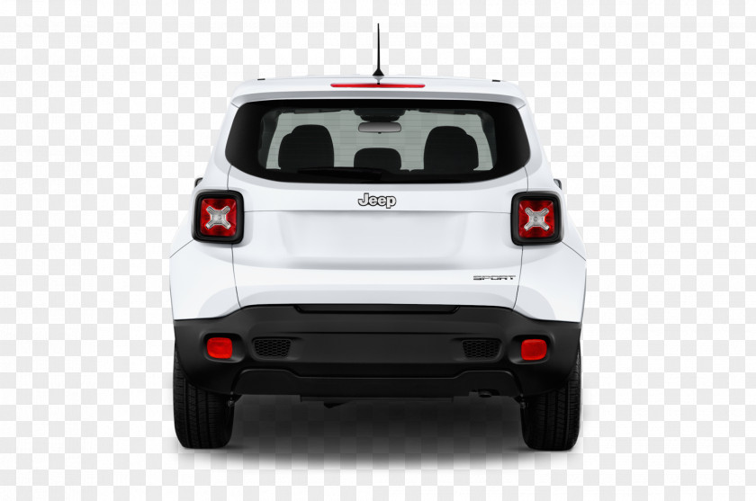 Back 2018 Jeep Renegade 2016 Limited Trailhawk Car PNG