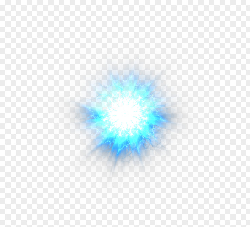 Blue Halo Computer Pattern PNG