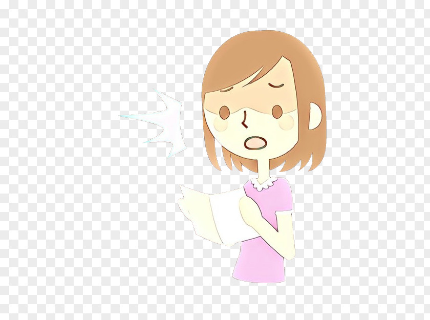 Cartoon Cheek Finger Smile Hand PNG