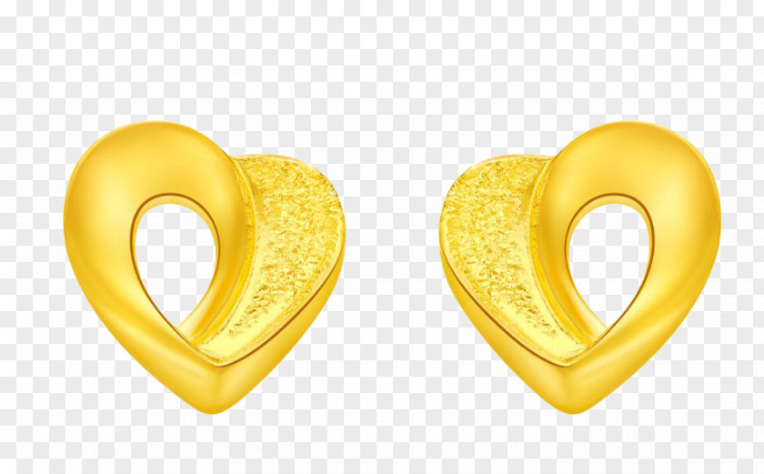 Gold And Silver Jewelry Earring Chow Tai Fook PNG