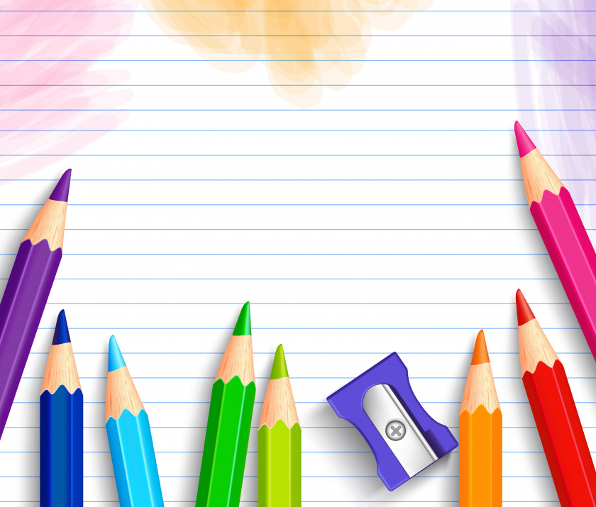 School Background With Pencils Forest Grove District Check Student PNG
