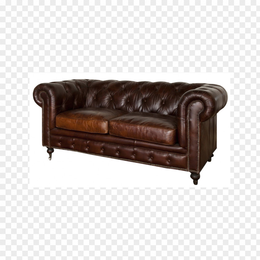 Table Leather Sofa Bed Fainting Couch Chesterfield PNG