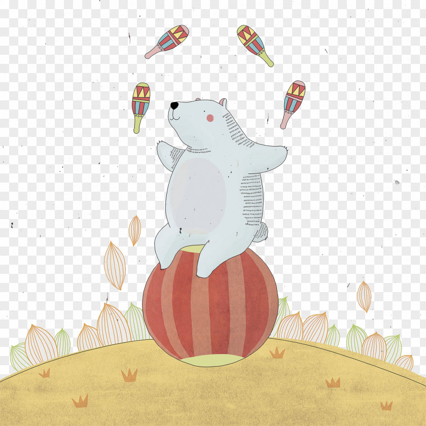 White Polar Bear PNG