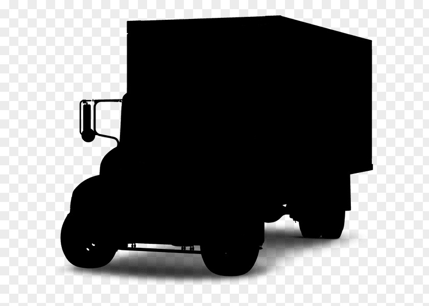 Blackandwhite Commercial Vehicle Light Cartoon PNG