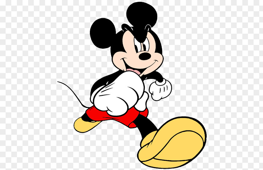 Mouse Running Cliparts Mickey Minnie Scrooge McDuck Clip Art PNG