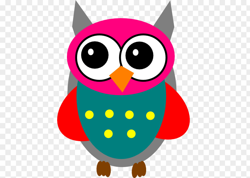 Owl Babies Red Clip Art PNG