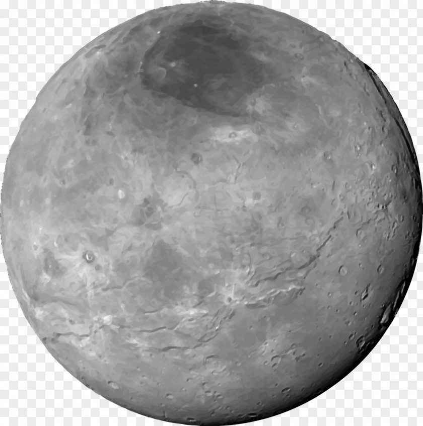 PLUTO New Horizons Charon Pluto Natural Satellite Clip Art PNG