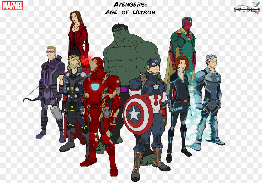 She Hulk Captain America Ultron Black Widow Superhero Panther PNG