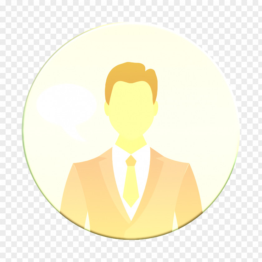 Man Icon Communication Boss PNG