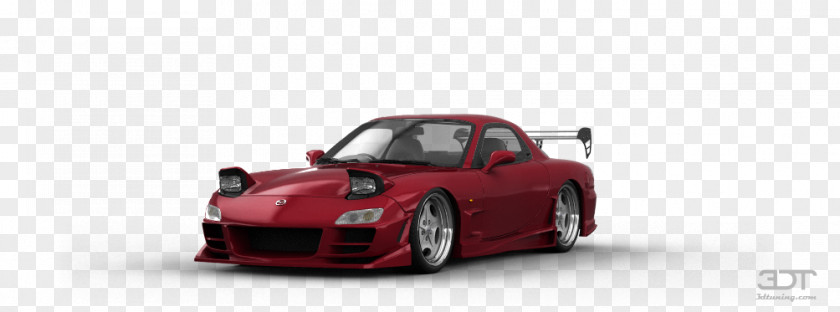 Mazda Rx 7 Bumper Sports Car Compact Automotive Lighting PNG