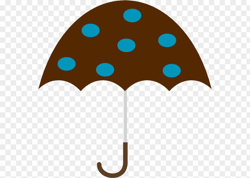 Polka Dot Umbrella Clip Art PNG