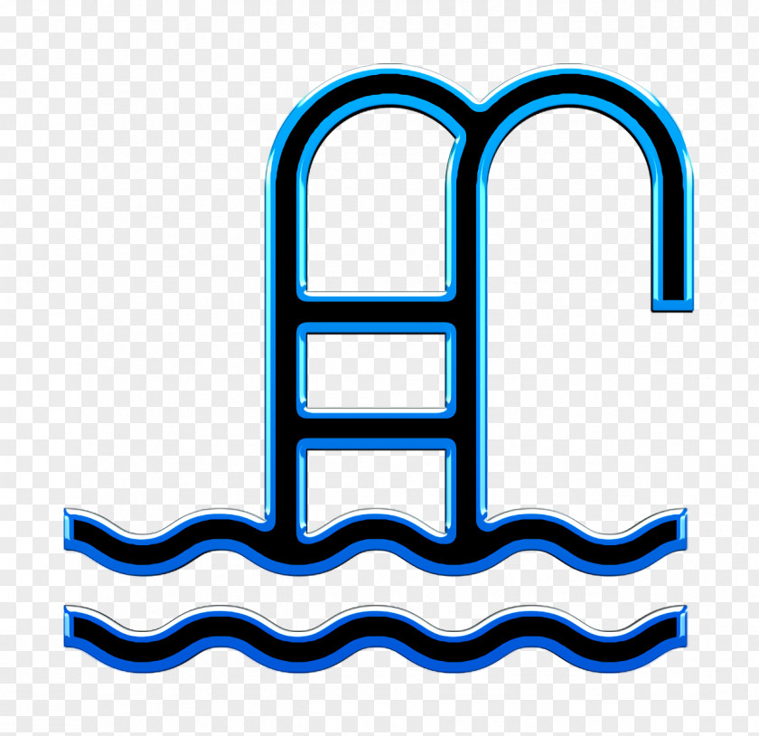 Solid Hotel Elements Icon Swimming Pool Ladder PNG