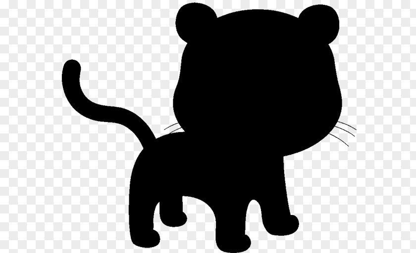 Whiskers Cat Bear Clip Art Silhouette PNG
