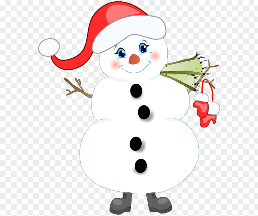 Snowman Santa Claus Christmas Tree Clip Art PNG