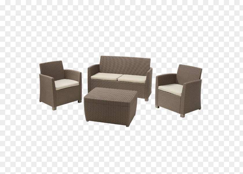 Table Garden Furniture Cappuccino Wicker PNG