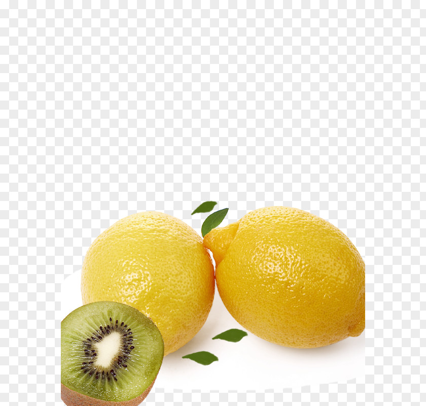 Yellow Fruit Lemon Auglis PNG