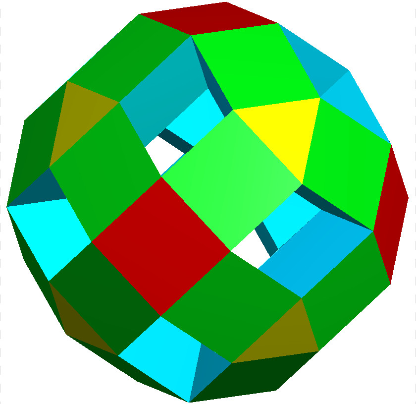 Cube Toroidal Polyhedron Expanded Cuboctahedron PNG