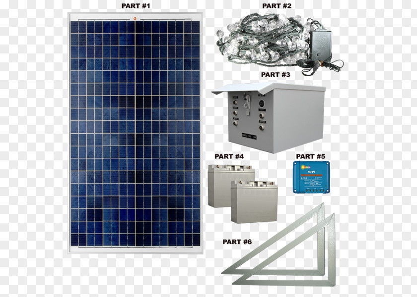 Energy Solar Panels Electric Power System PNG