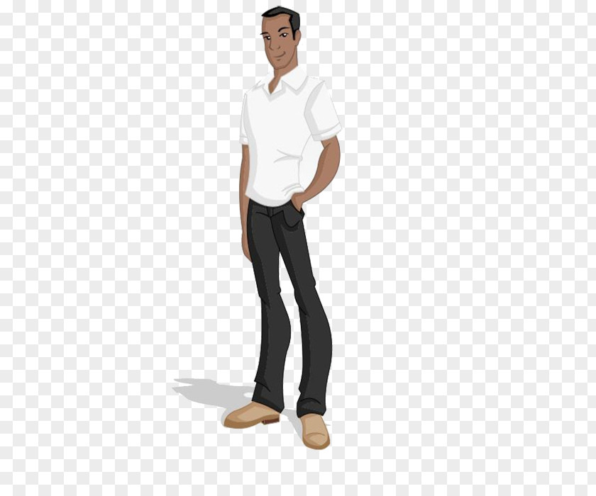 Handsome Suit Drawing Animation Photography Illustration PNG