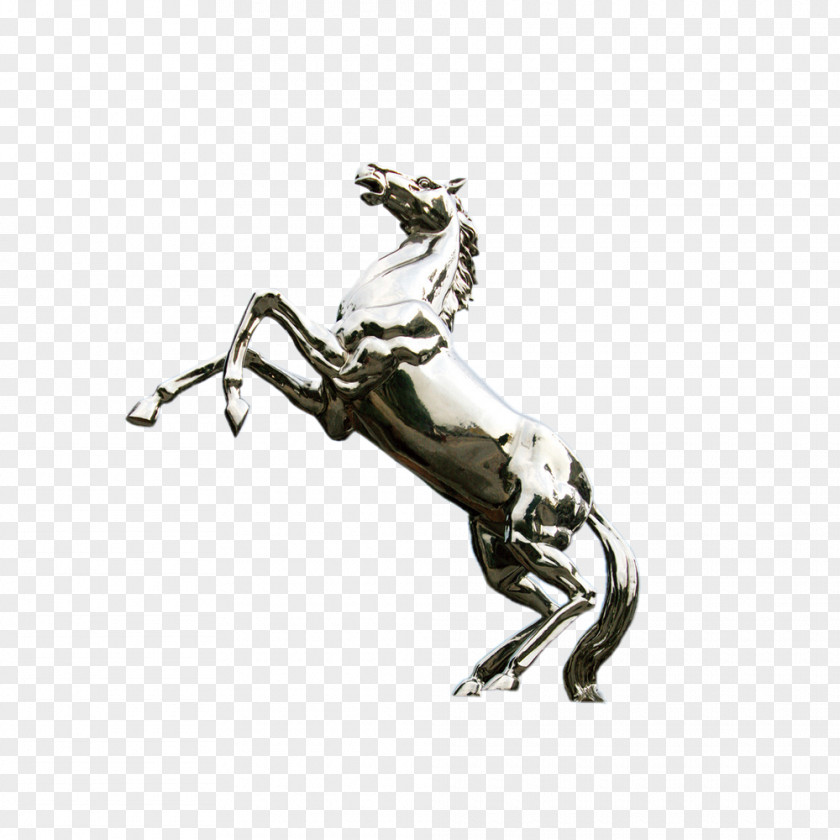 Silver Horse Download Pixel PNG