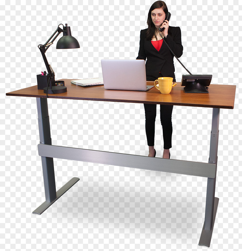Working Standing Desk Sit-stand Computer PNG