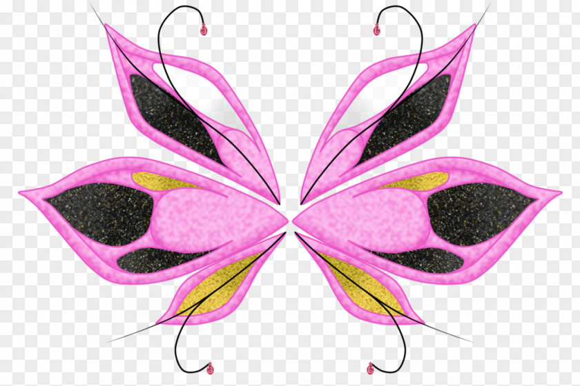 Butterfly Symmetry Pattern PNG