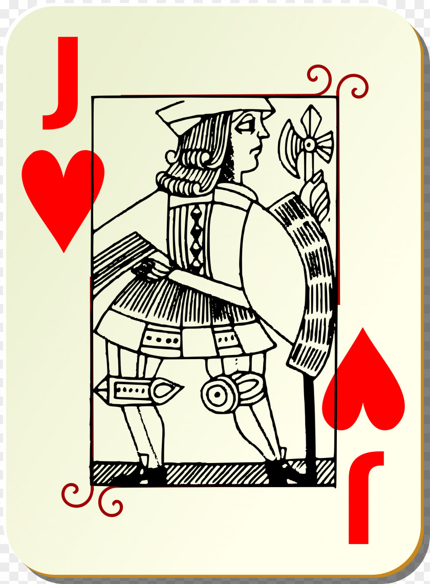 Cards Jack Playing Card Hearts Clip Art PNG
