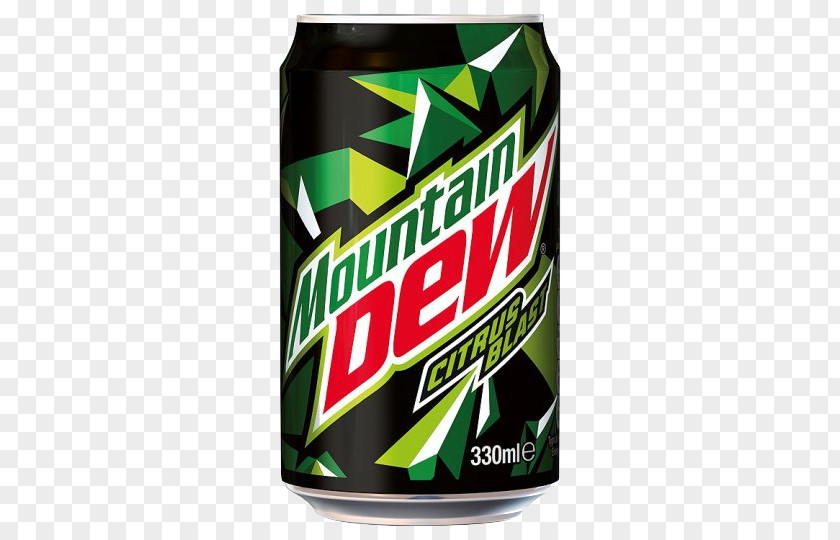 Mountain Dew Fizzy Drinks United Kingdom Citrus Blast PNG