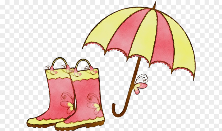 Umbrella Pink Footwear PNG