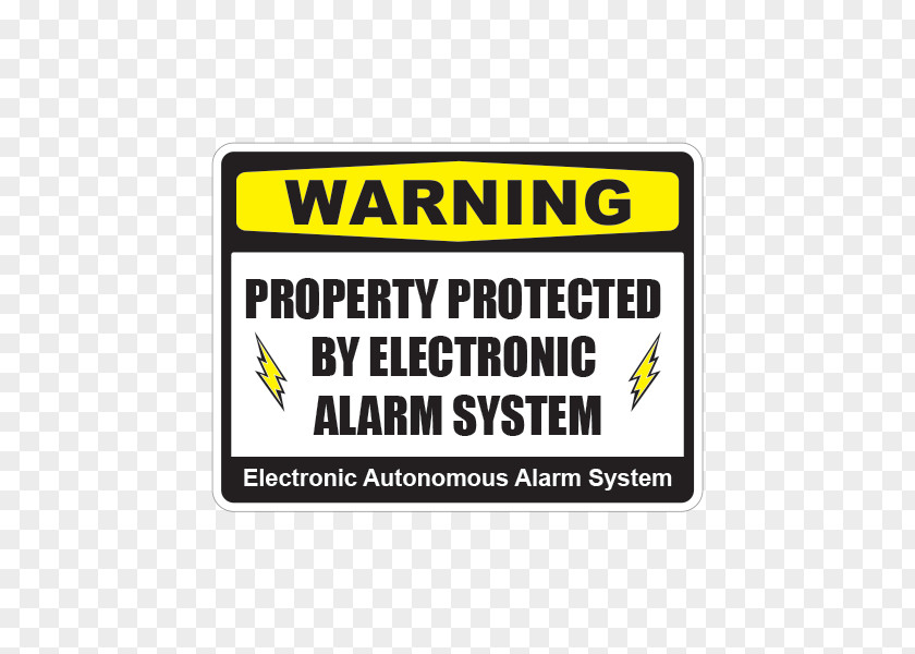 Warn Of Violent Wages Sign Decal Sticker Closed-circuit Television Symbol PNG