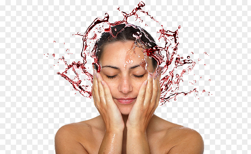Wine Red JG Skin Facial Wrinkle PNG