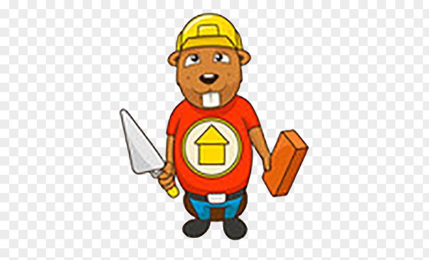 Building Beaver Stock Illustration PNG