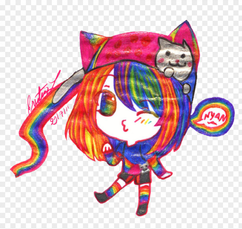 Cat Nyan Art PNG