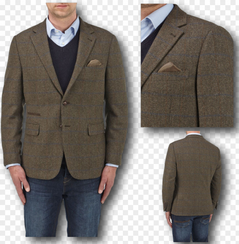 Fat Man Overalls Blazer Jacket Sport Coat Tweed Suit PNG