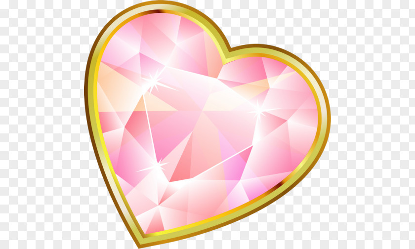 Heart Pink Designer PNG