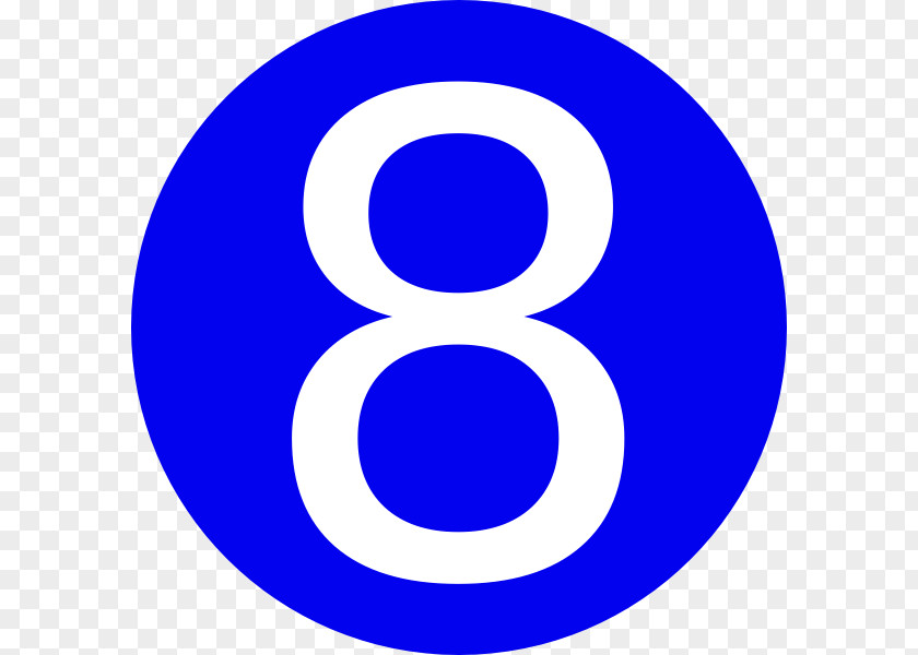 Number 8 Free Content Clip Art PNG