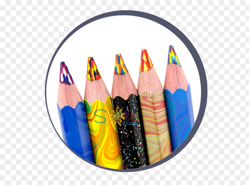 Pencil Colored Paper Painting PNG