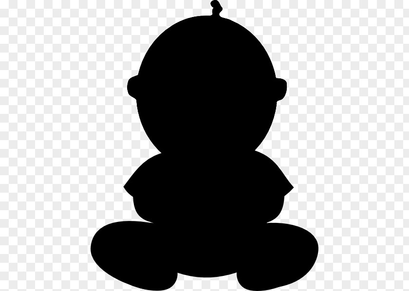 Baby Silhouette Clip Art PNG