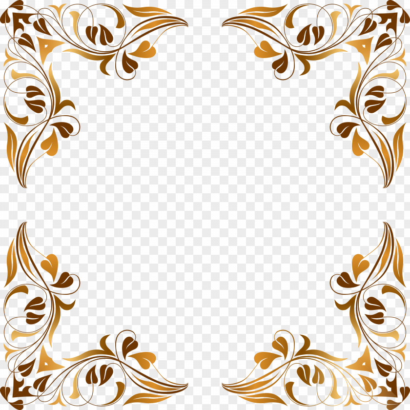 Floral Flourish Cliparts Picture Frame Decorative Arts Clip Art PNG