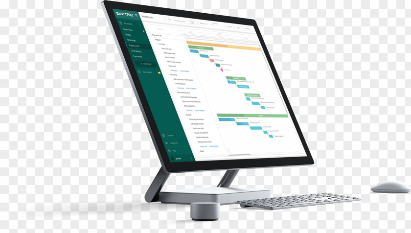 Gantt Computer Monitors WooCommerce Software PNG