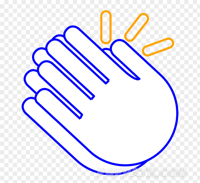 Hand Clapping Drawing Image Illustration PNG