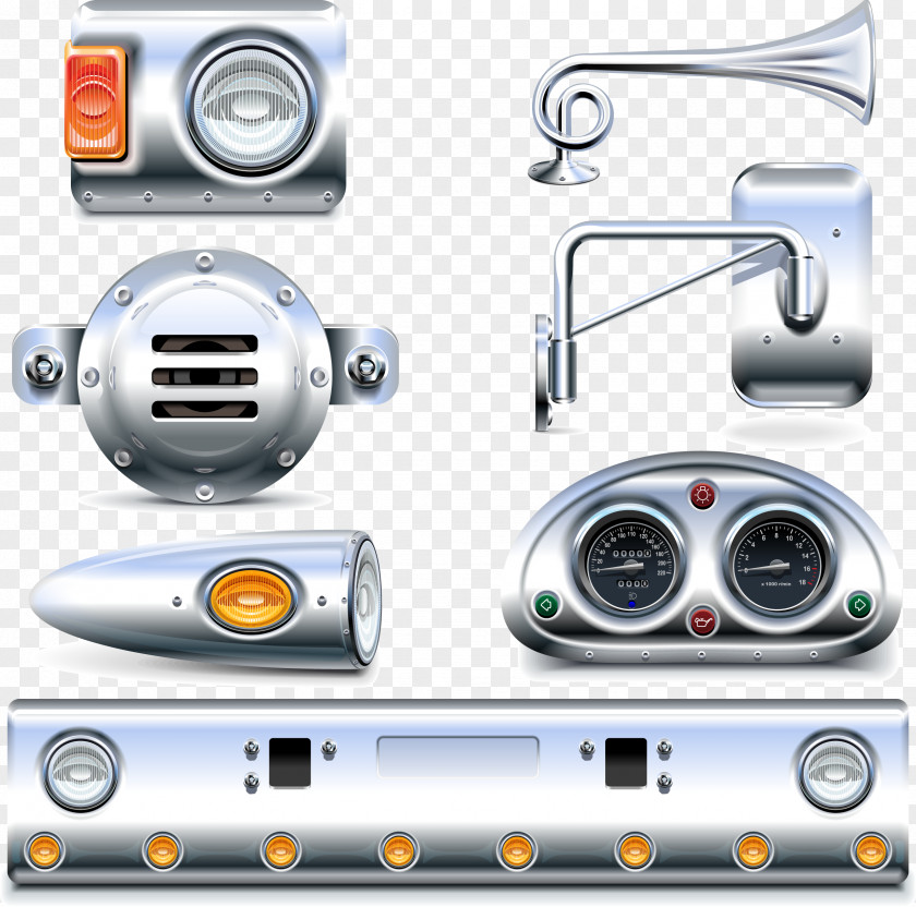 Vector Car Oil Pressure Gauge Truck Stock Illustration PNG